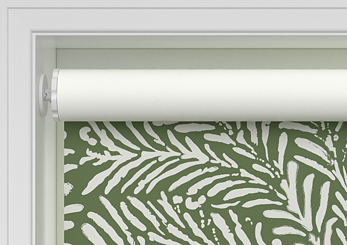 Balmy Palms (Blackout), Lush Green - Twist&Fit Roller Blind - Image 9
